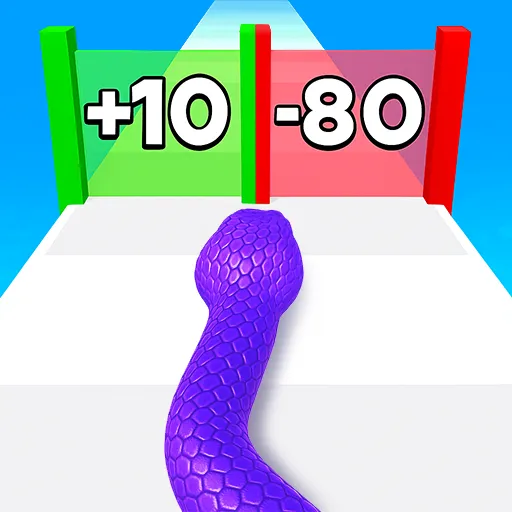 Game icon for Snake Run Race・3D Running Game by Freeplay Inc